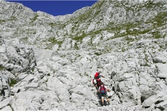 646- le Alpi Apuane- La Pania -Il canalone dell'inferno