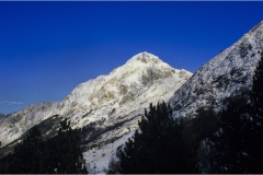 870  Alpi Apuane - il pizzo d'Uccello Inverno
