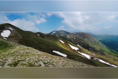 210.-  -Appennino dalla  Focerella al Passo delle RadiciPanoramica-del-crinale-del-Prado