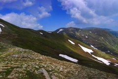 221  -Appennino dalla  Focerella al Passo delle Radici - Panoramica-sui-crinali-del-Prado