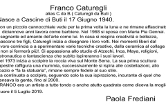  - Franco- Caturegli -Artista -Sognatore-Biografia