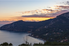 234-Le coste della Toscana-Tramonto-da-Forte-Stella-verso-Ovest